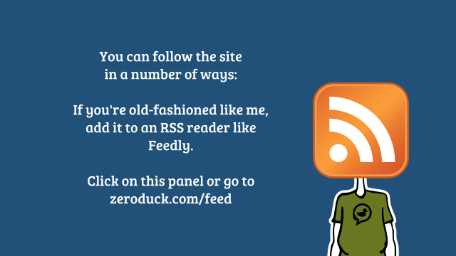 RSS feed info for Zeroduck
